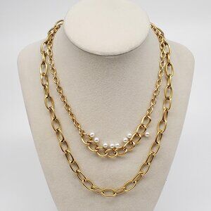 Brand New Fashion Trendy Paperclip Stainless Steel Necklace